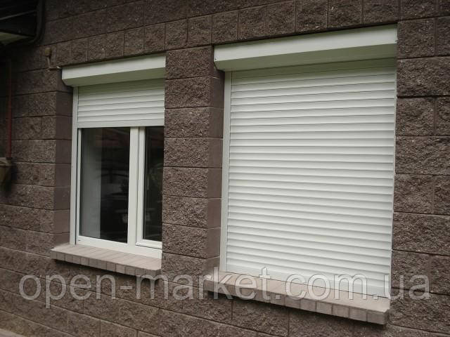 Ролети Алютех 77 ламель, замок, 3000х3000 мм, Ніколаїв