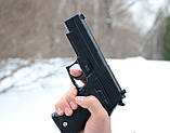 Дитячий металевий пістолет з кобурою Galaxy G26+ Sig Sauer 226, фото 7