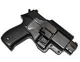 Дитячий металевий пістолет з кобурою Galaxy G26+ Sig Sauer 226, фото 4