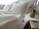 Лляна постільна білизна, колір і розмір на вибір. Подвійний, Євро, Сімейний, комплект постільної білизни, фото 4