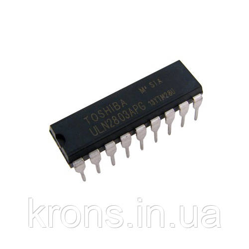 Чіп ULN2803APG 10ШТ ULN2803 DIP-18, Транзисторна збірка Дарлінгтона, фото 1