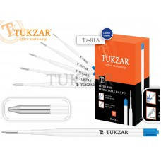 TZ 81A Стрижні кулькові об'ємні пластикові 0,8 мм, СИНІЙ TUKZAR