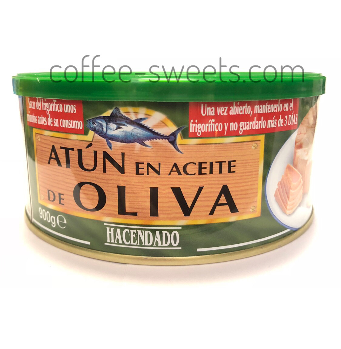 Тунец Hacendado Atun en aceite de Oliva 900 гр