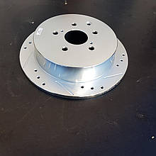 Диск гальмівний задній POWERSTOP JBR1389XPR перфорація + слот для Lexus RX-350 2008-2015