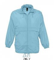Куртка-вітровка небесно-блакитного кольору модель "унісекс" 