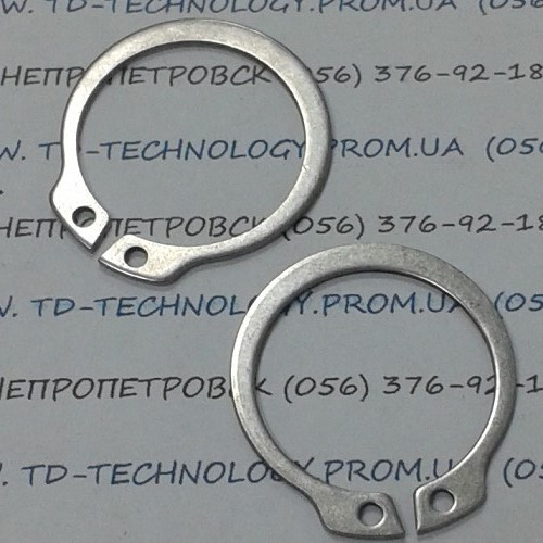 Кольца пружинные упорные плоские наружные эксцентрические по DIN 471 ...