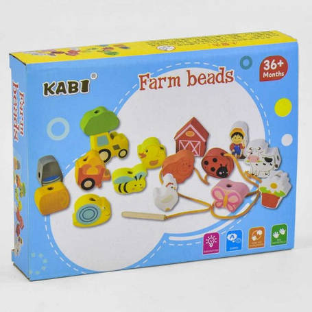 Дерев'яна гра Шнурівка, фото 1