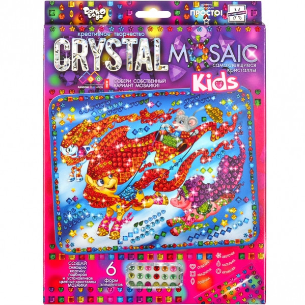 Набір креативного творчості "Crystal mosaic" CRMk-01-03