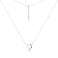 Срібне кольє із сердечком Кл2/3004