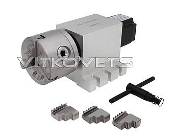 4-та поворотна вісь ПБ80-65 100:1, K11-80 на японському безлюфтовому гармонічному (хвильовому) редукторі