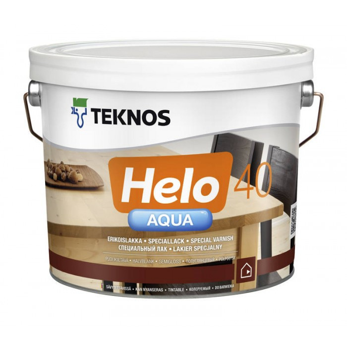 Лак водорозчинний універсальний Teknos Helo Aqua 40 2.7 л