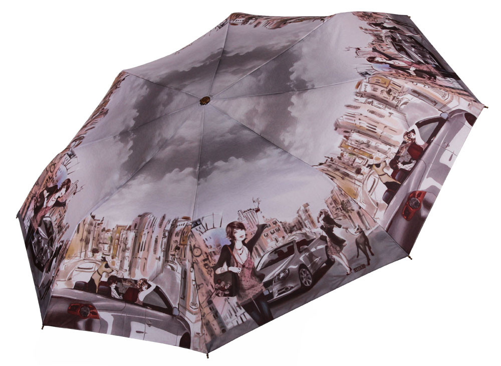 Складний жіночий зонтик Lamberti (автомат/напівавтомат) арт. 73645-3