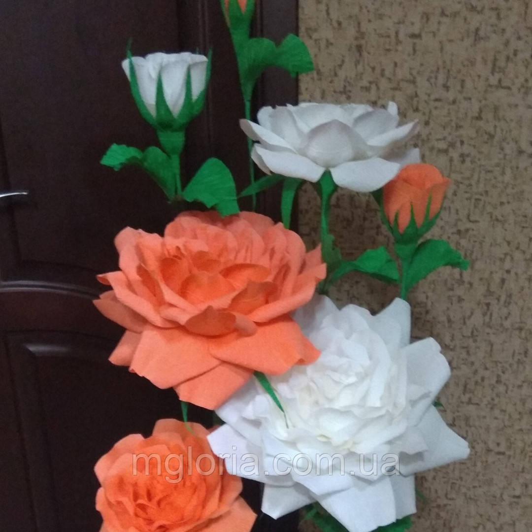 Ростові квіти. Композиція з 7 троянд, фото 1