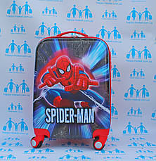 Валізи дитячі дорожні якість Люкс ручна поклажа Josepf Ottenn Людина-павук із кодовим замком 18 SM-26, фото 3