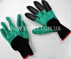 Садові рукавички з пазурами Garden Genie Glove
