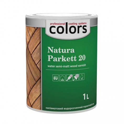 Лак для підлоги та меблів Colors Natura Parkett 20, 1л, 10 л, фото 1