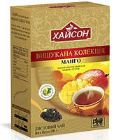 Чай черный крупнолистовой Hyson Mango с кусочками и ароматом манго 100 г