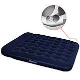 Надувний матрац з вбудованим ножним насосом Bestway Twin 67224, фото 2