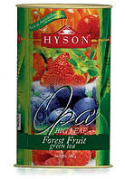 Чай зеленый листовой Hyson OPA Forest Fruit с кусочками земляники, вишни, смородины 100 г ж/б