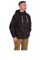Куртка чоловіча чорна 100% х/б розмір 4XL