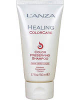 Питательный шампунь для окрашенных волос pH:5,5, 50 мл - L'ANZA HEALING COLORCARE COLOR-PRESERVING SHAMPOO