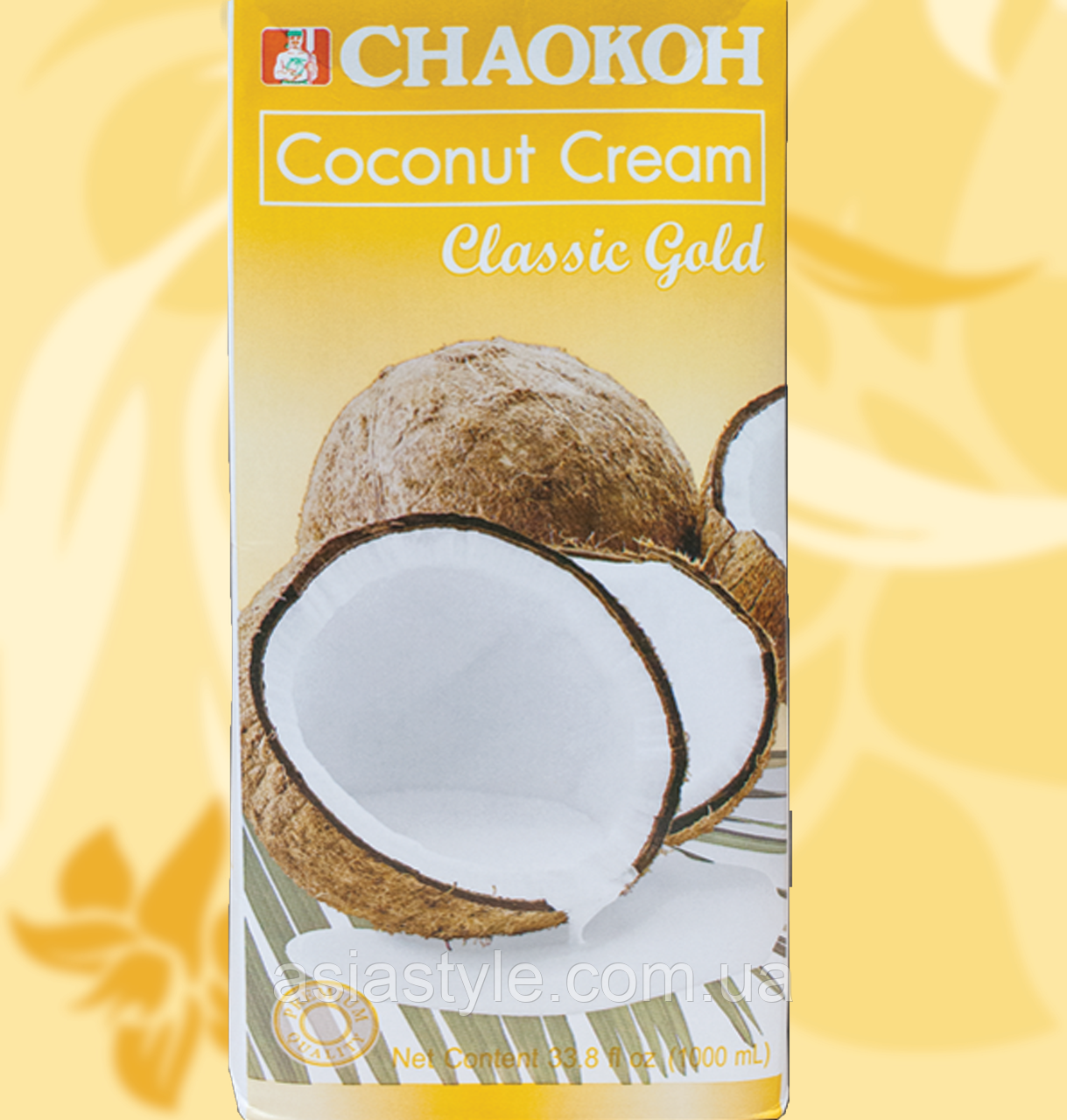 Крем Кокосовий, Вершки, 64%, Chaokoh, 1л, Таїланд,АФ