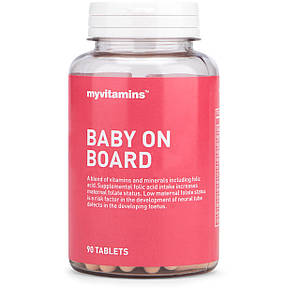Вітаміни для вагітних жінок MyProtein Myvitamins Baby On Board 30 капс.