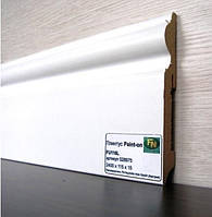 Плінтус МДФ PAINT-ON білий 115 мм. Neuhofer Holz