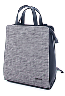 Молодіжний каркасний сумка-рюкзак WeLassie 44803, сірий