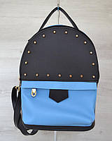 Рюкзак молодіжний WeLassie 43402 з шипами, чорно-синій