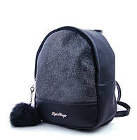 Рюкзак молодіжний WeLassie 45351, чорний блиск