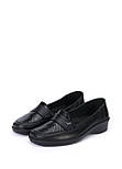 Шкіряні туфлі зі збільшеною повнотою Tellus 02-05BZ Чорні РОЗПРОДАЖ, фото 2
