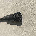 Дріт із вилкою 30 см для під'єднання гірлянди, круглий, фото 2