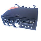 Підсилювач звуку, стерео підсилювач потужності з Bluetooth і FM тюнером 30W, фото 2