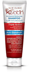 Відновлювальний шампунь проти лупи для пошкодженого волосся Hair Clinic Keratin Єгипетський Anti-Dandruff Єгипетський