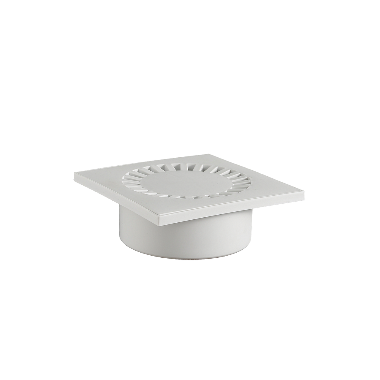 Трап вертикальний нерегульований 150х150мм, з пластиковою сіткою, VTM ТО-2115