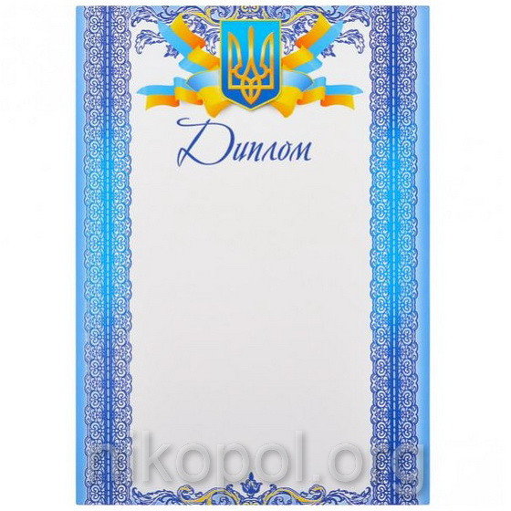 Бланк диплома А4 №21