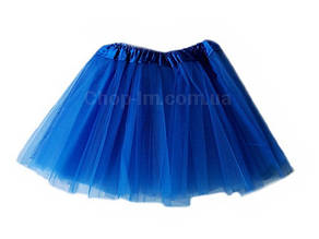 Синя спідниця із фатина для дівчинки до 6 років