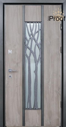 Двері вуличні, STRAJ Proof, модель Roble, комплектація Proof Standard Securemme