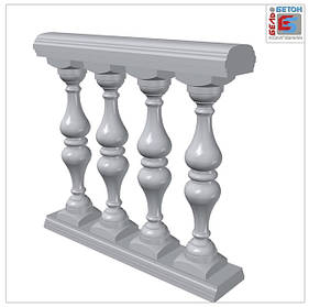 Балюстрада з штучного мармуру (Арт. B0xx_sim)