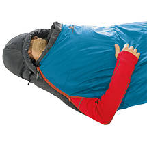 Спальний мішок-кокон зимовий Ferrino Nightec Lite Pro 600 L (+1/-5/-22°C) Blue/Grey Left (86309HBG), фото 6