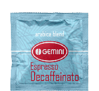 Кава в чалдах монодозах Gemini Decaffeinato без кофеїну 100шт Джеміні 100% Арабіка