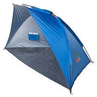 Тент GreenCamp ракушка синий GC0186 палатка каркасная 270 х 140 х 130 см 2 цвета
