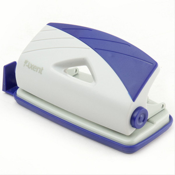 Діркопробивач Axent Duoton 10 аркушів сіро-синій 3710-02-A, 07826, фото 1