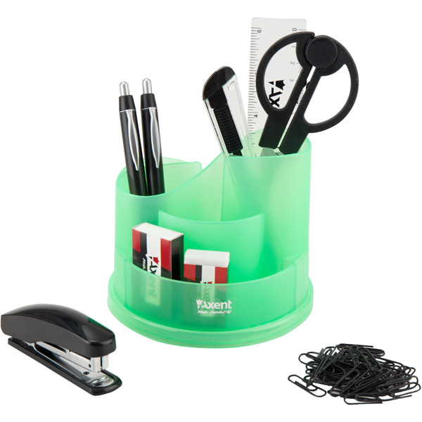 Набір настільний Axent Welle 9 предметів салатовий 2102-35-A, 02243, фото 1