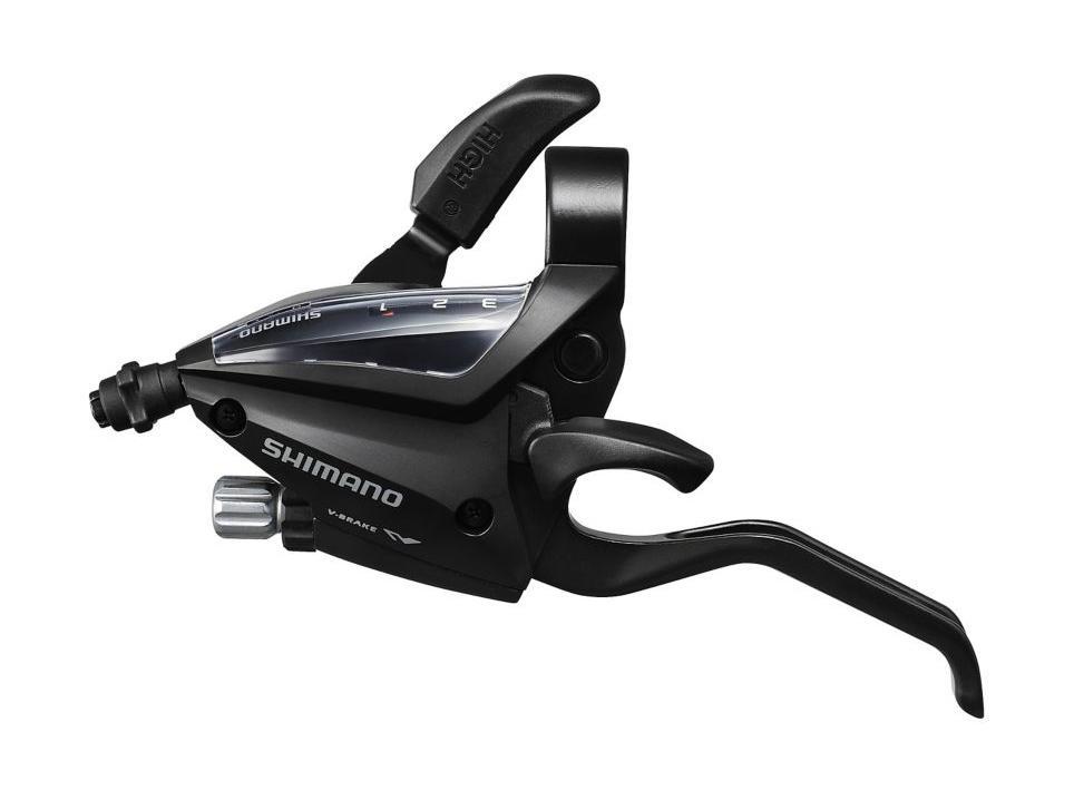 Гальмівна ручка / Шифтер (моноблок) Shimano Altus ST-EF500 ліва 3 швидкості + тросик чорний