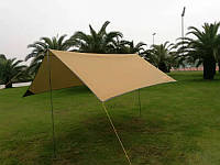 Тент походный для палаток кемпинга GreenCamp 0281 компактный практичный 2 цвета