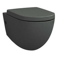 Безобідковий підвісний унітаз сірий Artceram File 2 grigio oliva