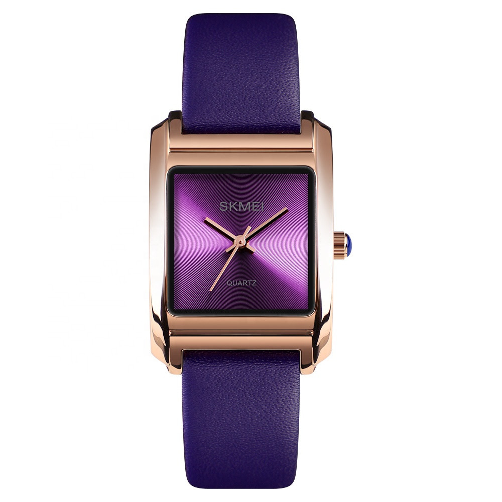 Skmei 1432 фіолетові жіночі класичні годинник, фото 1