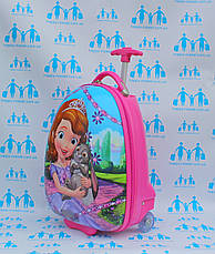 Пластикові валізи дитячі якість Люкс ручна поклажа Josepf Ottenn Sofia Софія 016-3-2\3002SF\16-JDX-77, фото 2
